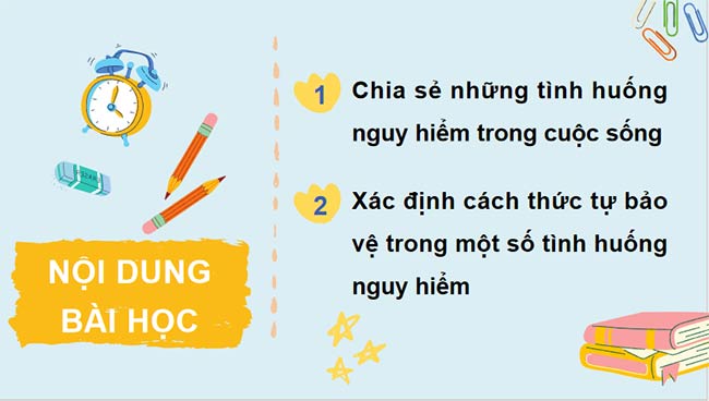Giáo án HĐTN 7 Bài 2: Tự bảo vệ trong tình huống nguy hiểm