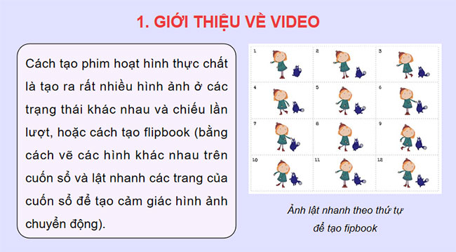 Giáo án Tin học 9 Bài 1 Giới thiệu phần mềm làm video