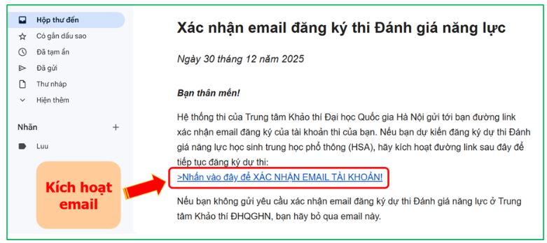 Hướng dẫn đăng ký thi HSA 2025