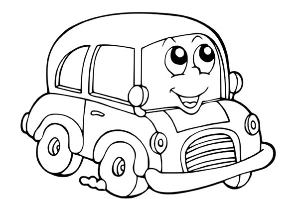 Tô màu cho bé ô tô