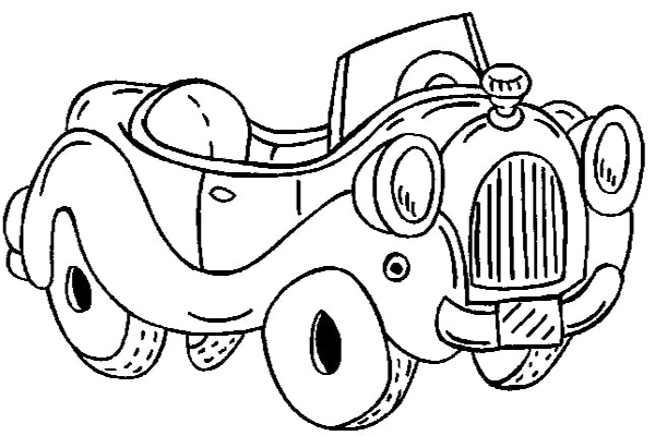 Tô màu cho bé ô tô