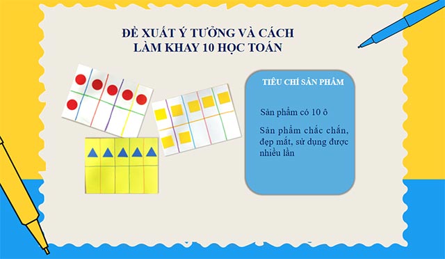 PowerPoint STEM Làm khay 10 học Toán