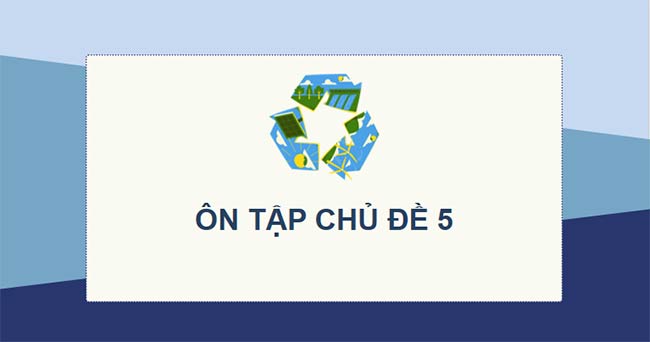 PowerPoint KHTN 9 Ôn tập chủ đề 5 