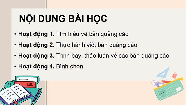 PowerPoint Tiếng Việt 5 Viết quảng cáo