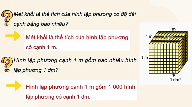 PowerPoint Toán 5 Mét khối