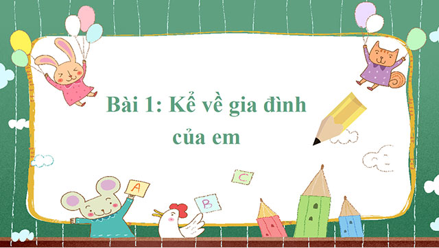 Giáo án PowerPoint Tự nhiên và xã hội 1