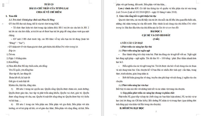 Giáo án Tiếng Việt 5 Cậu bé và con heo đất