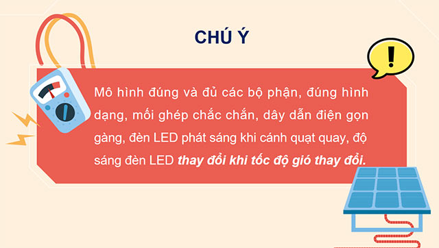 PowerPoint Công nghệ 5 Mô hình máy phát điện gió