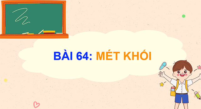 PowerPoint Toán 5 Mét khối