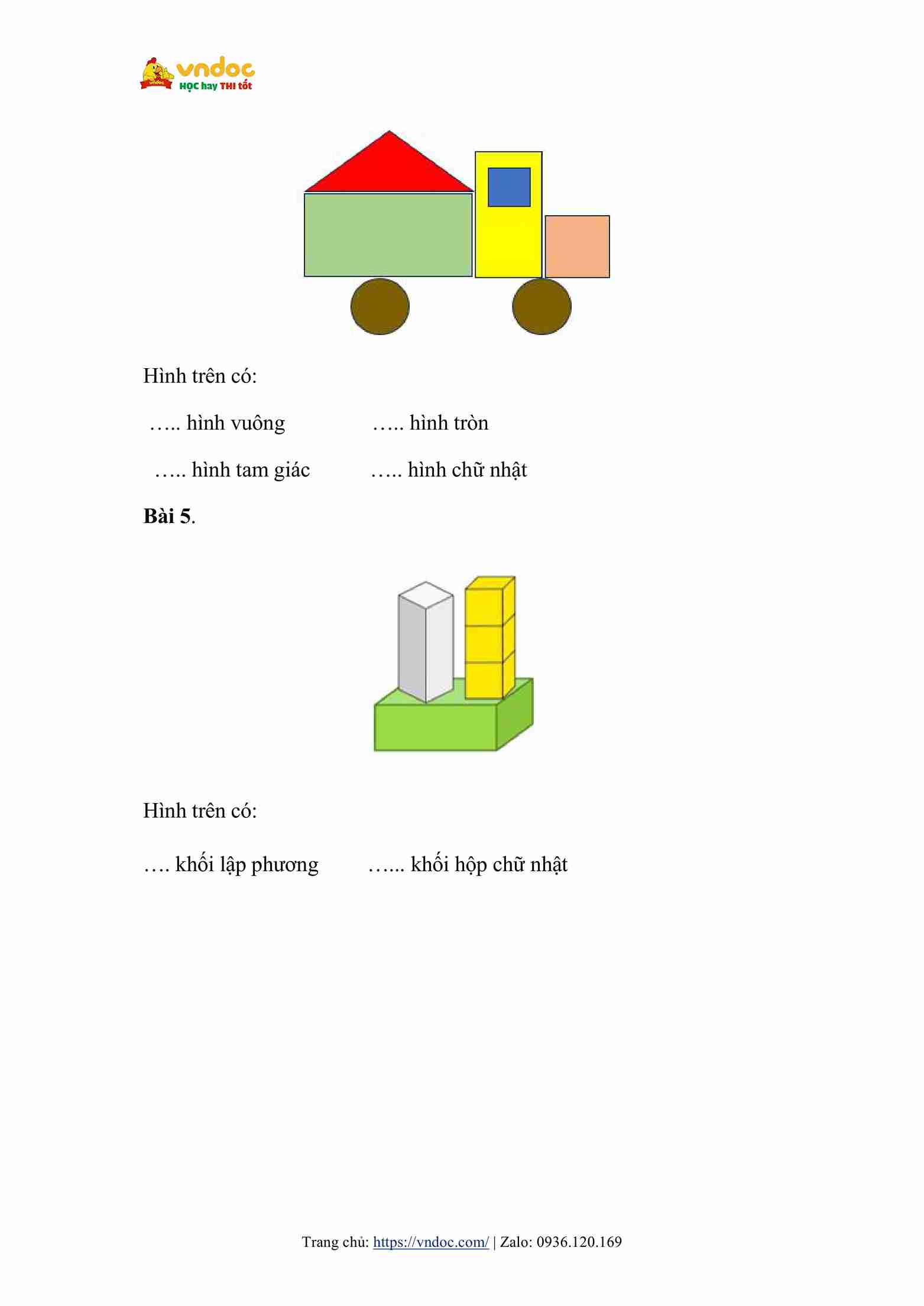 bai tap cuoi tuan toan lop 1 canh dieu tuan 18 hinh anh 1 1*675537