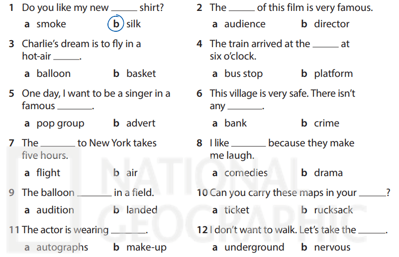 Sách bài tập tiếng Anh 5 Wonderful world Review 5