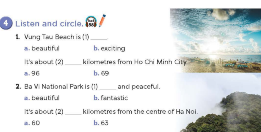 Tiếng Anh lớp 5 Unit 19 lesson 2 trang 60, 61 Global Success