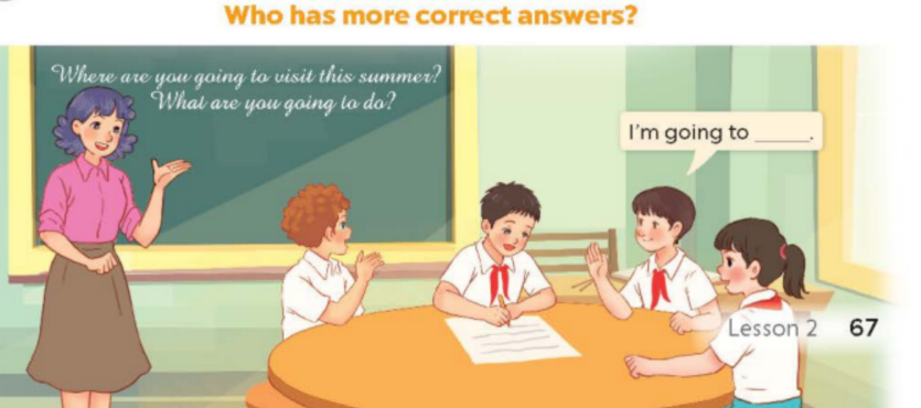 Tiếng Anh lớp 5 Unit 20 lesson 2 trang 66, 67 Global Success