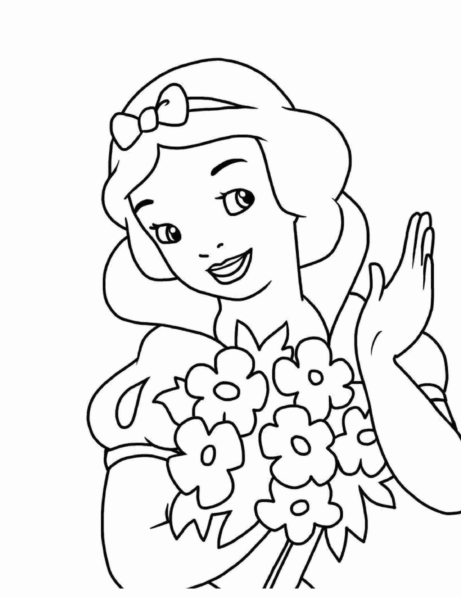 Bộ tranh tô màu nàng công chúa Bạch Tuyết