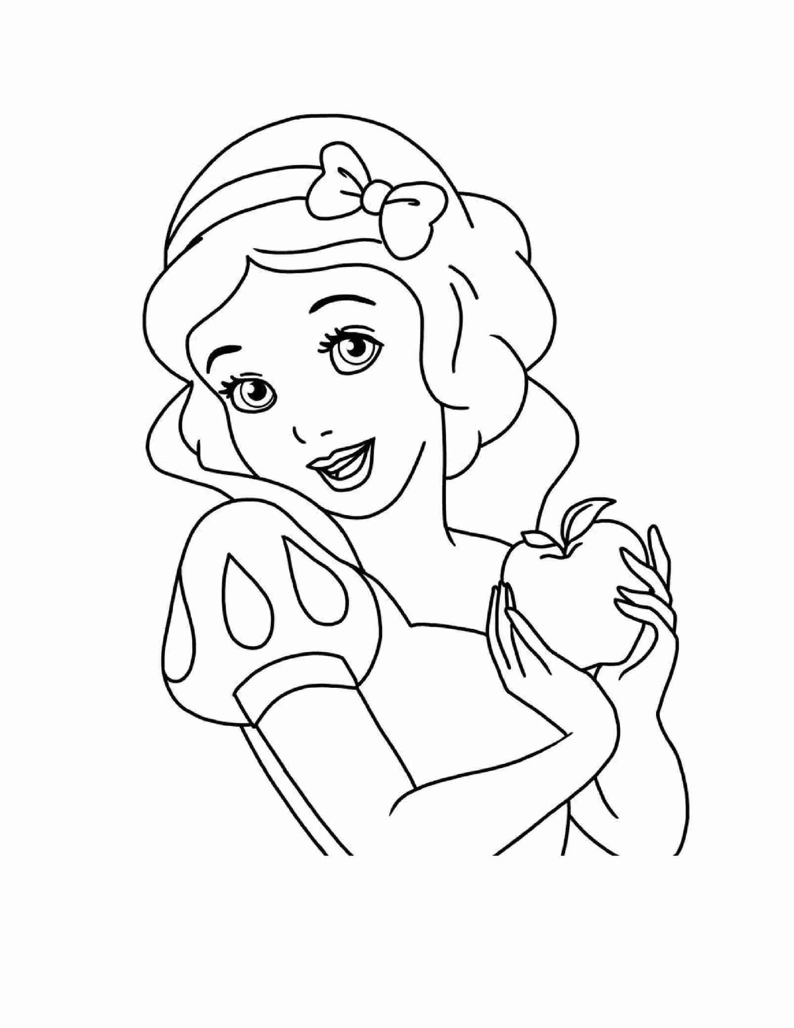 Bộ tranh tô màu nàng công chúa Bạch Tuyết