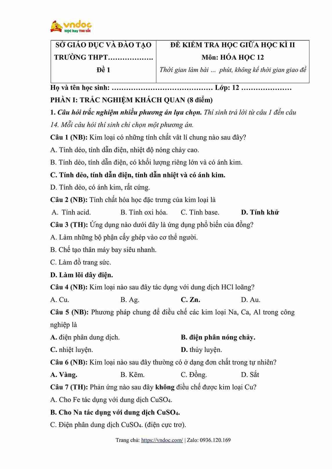 de thi giua ki 2 lop 12 mon hoa sach chan troi sang tao dap an hinh anh 0 1*678843