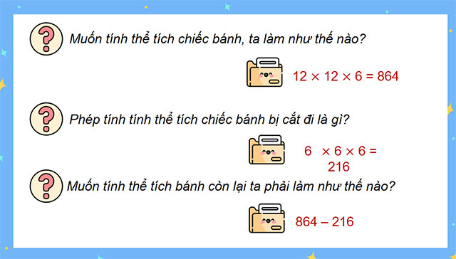 PowerPoint Toán 5 Thể tích của hình lập phương