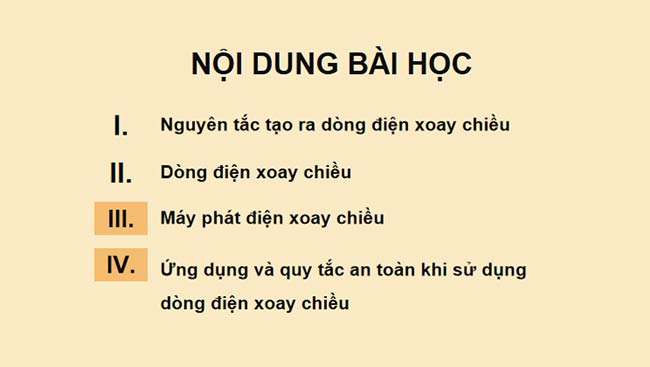 Vật lí 12 Bài 17: Máy phát điện xoay chiều