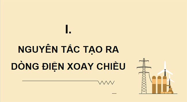 Vật lí 12 Bài 17: Máy phát điện xoay chiều