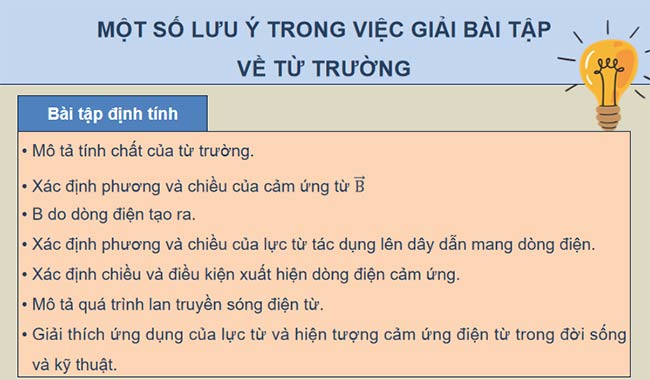PowerPoint Vật lí 12 Bài 20: Bài tập về từ trường