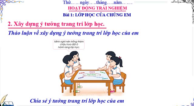 Giáo án PowerPoint Hoạt động trải nghiệm 3