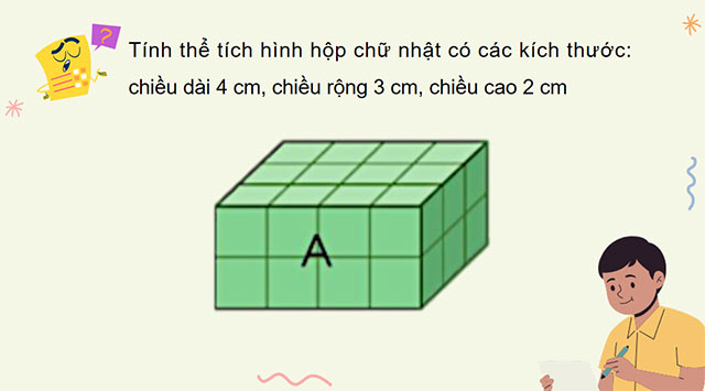 PowerPoint Toán 5 Thể tích hình hộp chữ nhật, hình lập phương