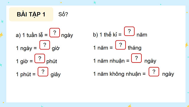 PowerPoint Toán 5 Ôn tập về các đơn vị đo thời gian