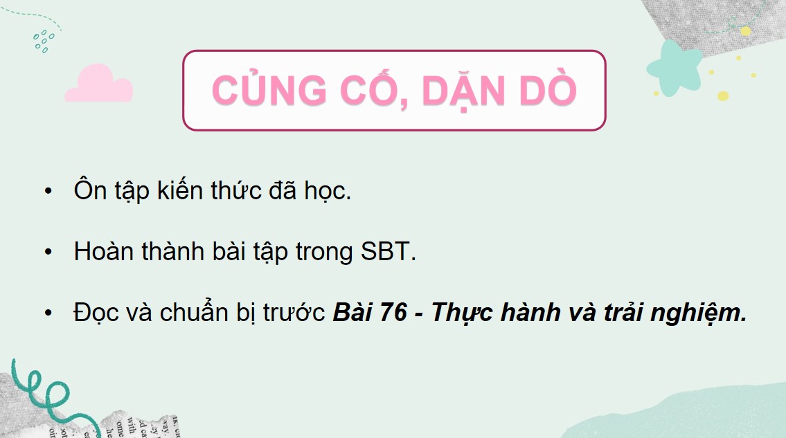 PowerPoint Toán 5 Chân trời sáng tạo Bài 75