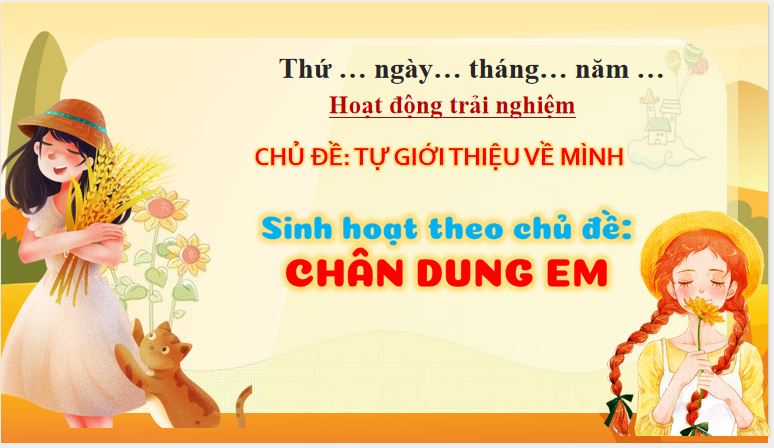 PowerPoint Hoạt động trải nghiệm 3 Tuần 1