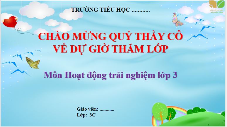 PowerPoint Hoạt động trải nghiệm 3 Tuần 5