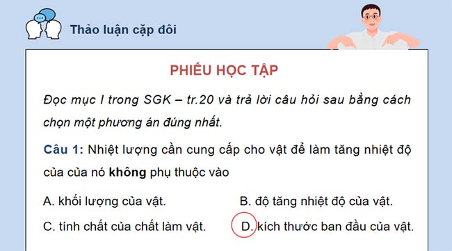 PowerPoint Vật lí 12 Bài 3: Nhiệt dung riêng