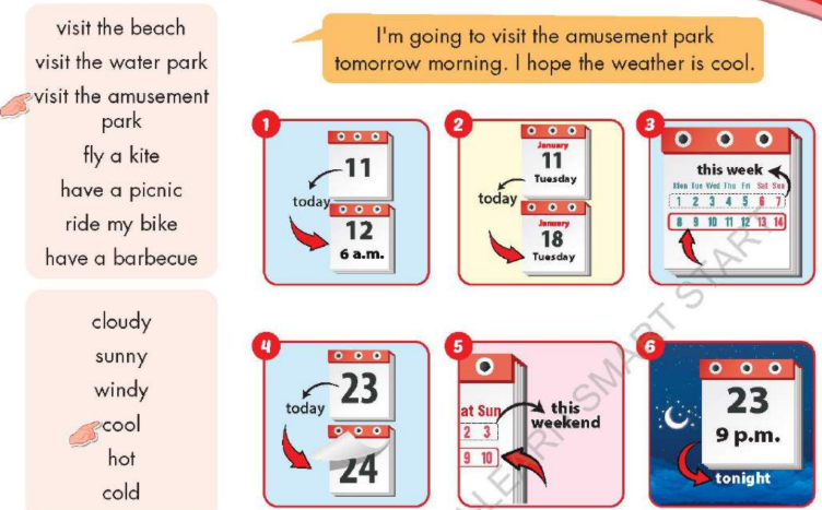 Tiếng Anh lớp 5 unit 8 lesson 1 i-Learn Smart Start