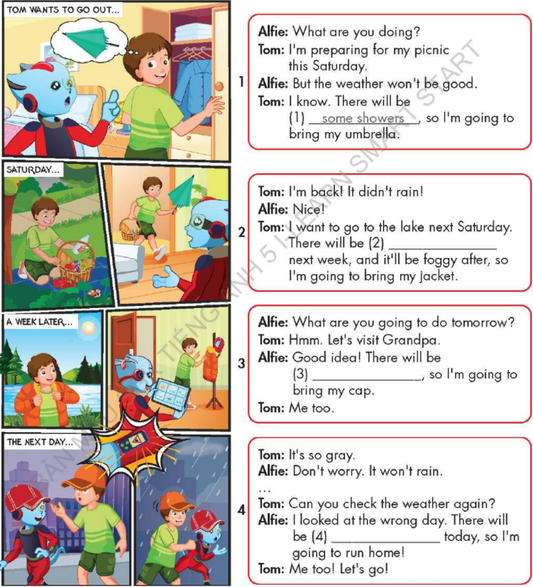 Tiếng Anh lớp 5 unit 8 lesson 3 i-Learn Smart Start