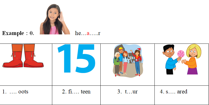 Đề thi học kì 2 tiếng Anh lớp 3 Family and Friends số 2