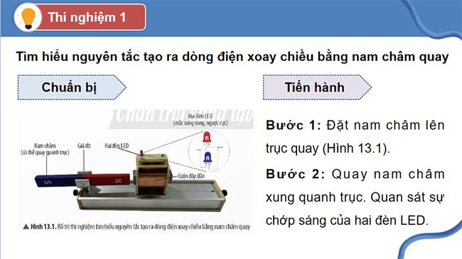 KHTN 9 Bài 13: Dòng điện xoay chiều