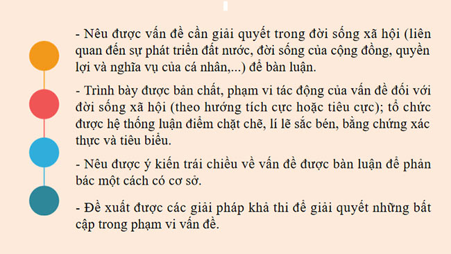 Viết bài văn nghị luận về một vấn đề cần giải quyết