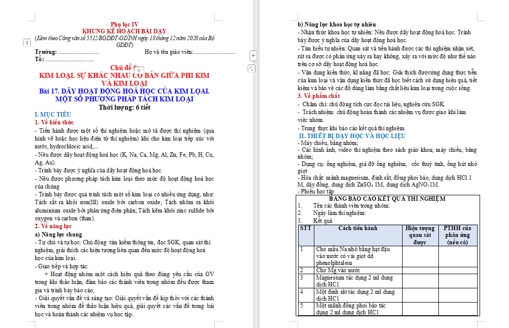  Hóa học 9 Chân trời sáng tạo Bài 17