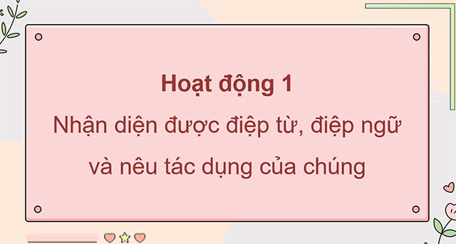 PowerPoint Tiếng Việt 5 Luyện tập về điệp từ, điệp ngữ