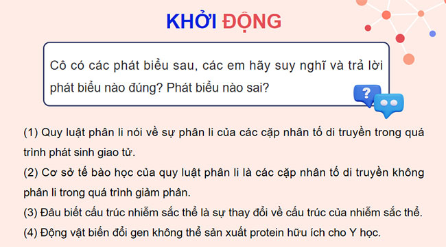 PowerPoint KHTN 9 Ôn tập chủ đề 11: Di truyền