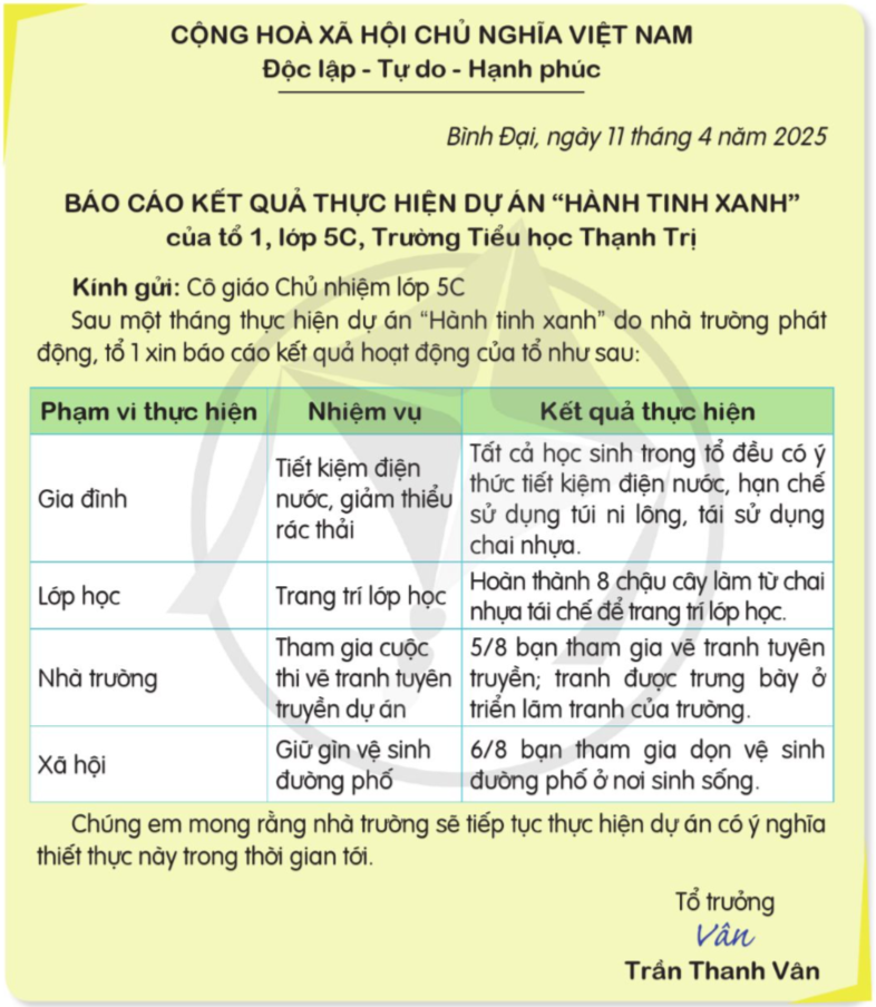 Tiếng Việt lớp 5 trang 77 Tập 2 Cánh Diều