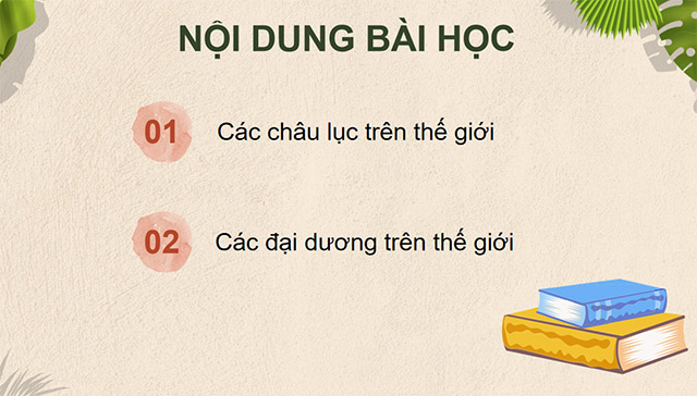 PowerPoint Lịch sử - Địa lí 5 Các châu lục và đại dương trên thế giới
