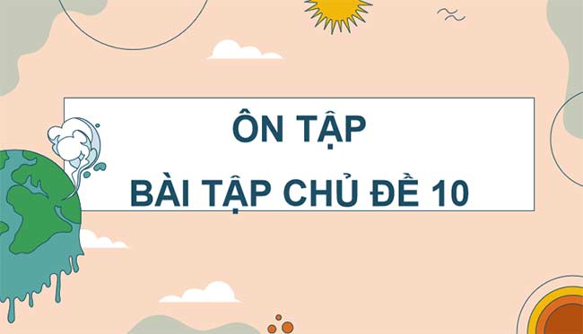 Giáo án Hóa học 9 Bài tập Chủ đề 10
