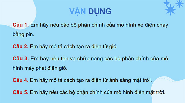 PowerPoint Công nghệ 5 Ôn tập Phần 2