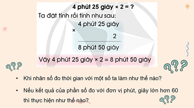 PowerPoint Toán 5 Nhân số đo thời gian với một số, chia số đo thời gian cho một số