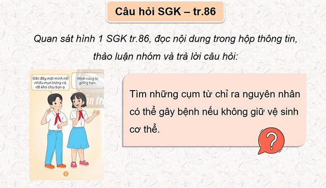 PowerPoint Khoa học 5 Chăm sóc sức khoẻ tuổi dậy thì