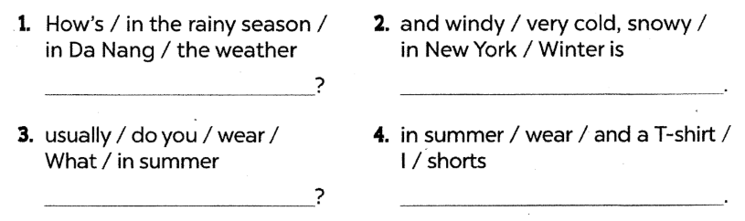 Sách bài tập tiếng Anh lớp 5 unit 16 Global success