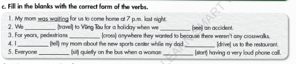 Tiếng Anh 9 Smart World Unit 7 Lesson 1