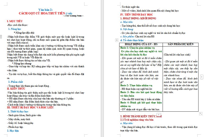 PowerPoint Ngữ văn 7 Cách gọt củ hoa thủy tiên