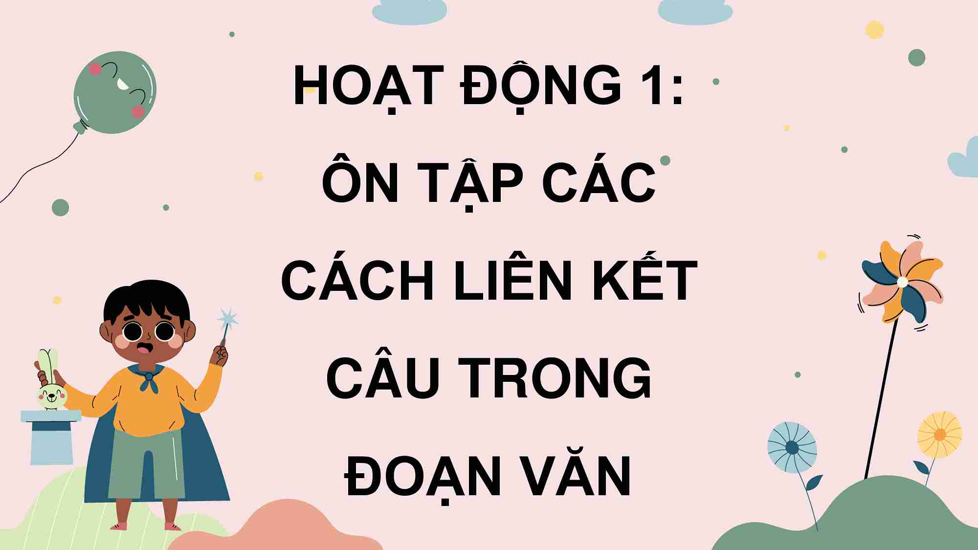 Luyện tập về liên kết câu trong đoạn văn