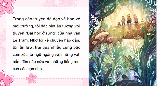 PowerPoint Tiếng Việt 5 Đoạn văn thể hiện tình cảm, cảm xúc về một câu chuyện